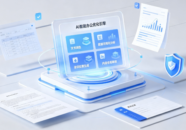 钟楼区AI重构现代办公体系 智能优化引擎助力企业轻量化高效运营