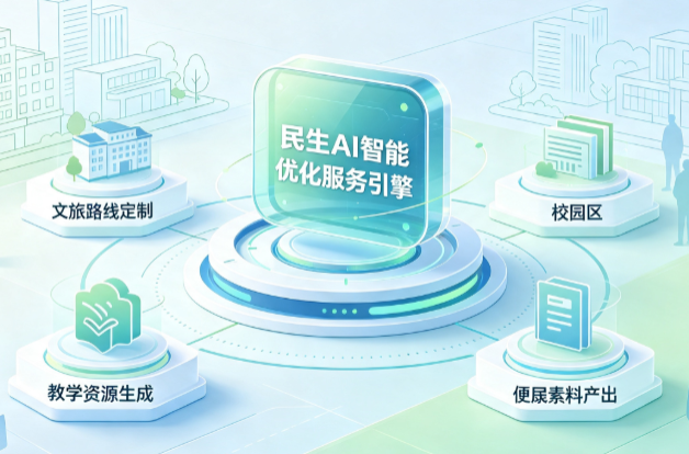 钟楼区AI普惠赋能民生服务 智能优化技术升级大众生活服务体验
